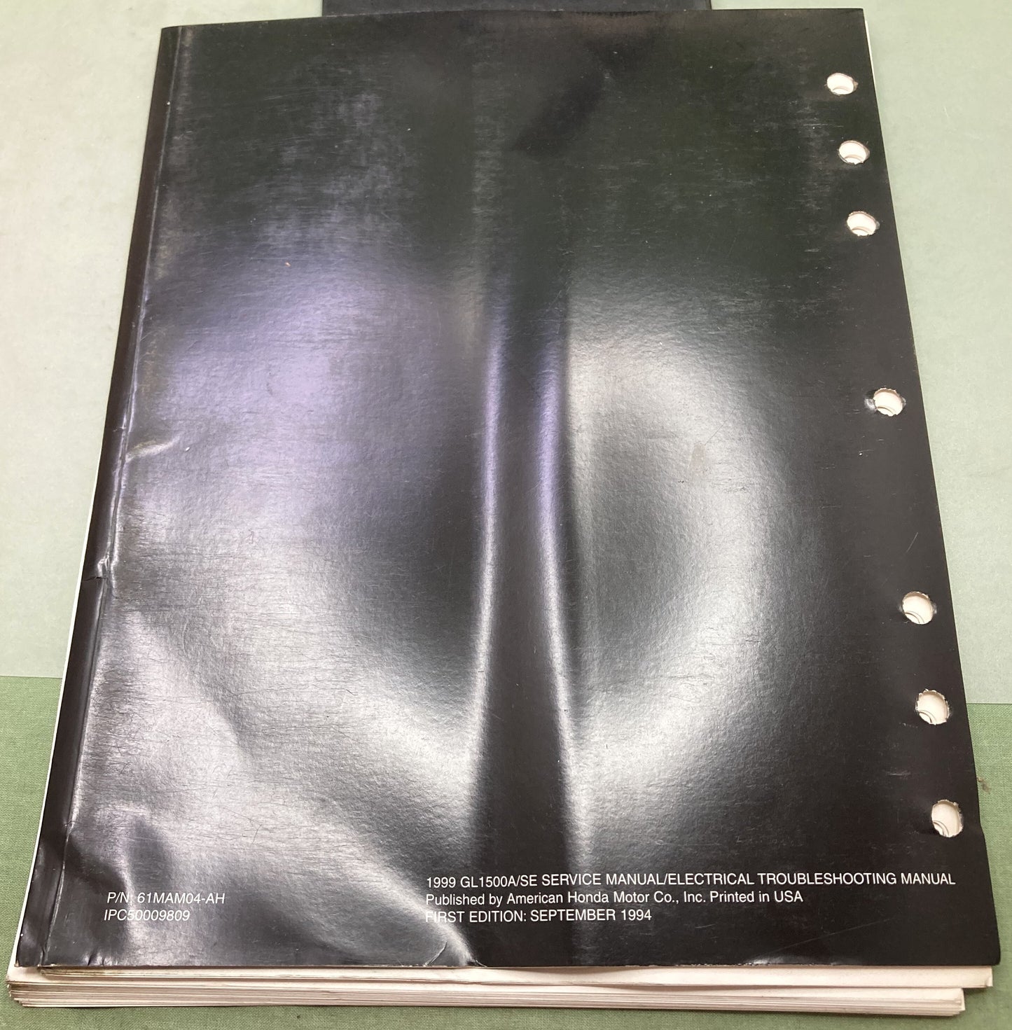 Genuine Honda 61MAM04-AH GL1500 A/SE Service/Electrical Troubleshooting Manual 1999