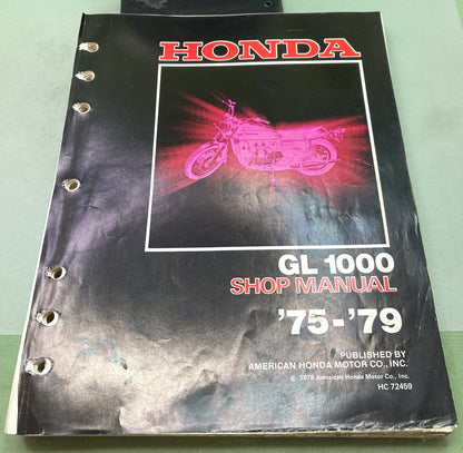 Genuine Honda 6137102 GL1000 Shop Manual '75-'79