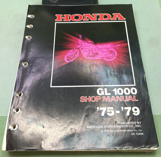 Genuine Honda 6137102 GL1000 Shop Manual '75-'79