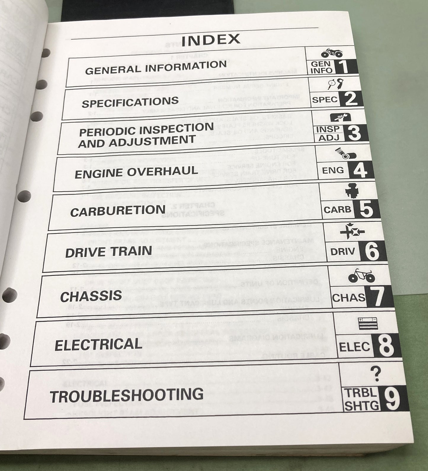 Genuine Yamaha LIT-11616-09-11 YFB250FWF Service Manual 1993
