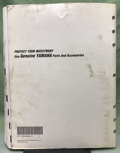 Genuine Yamaha LIT-11616-09-11 YFB250FWF Service Manual 1993