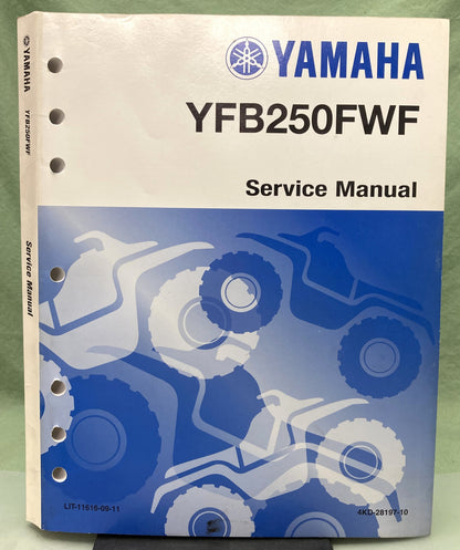 Genuine Yamaha LIT-11616-09-11 YFB250FWF Service Manual 1993