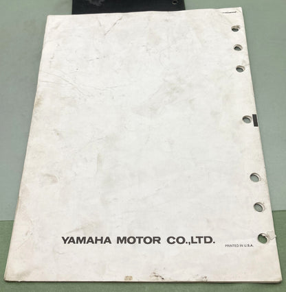Genuine Yamaha LIT-11666-09-11 YFB250FWF Assembly Manual 1993