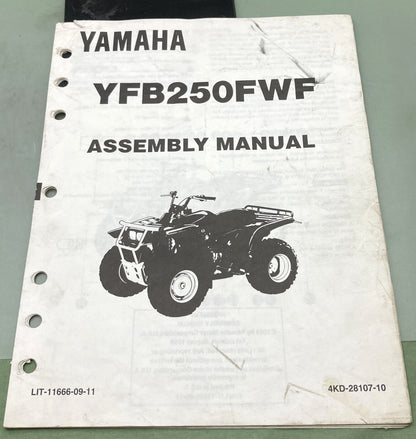 Genuine Yamaha LIT-11666-09-11 YFB250FWF Assembly Manual 1993