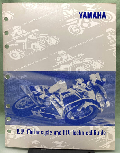 Genuine Yamaha SPR93-073 Motorcycle and ATV Technical Guide 1994