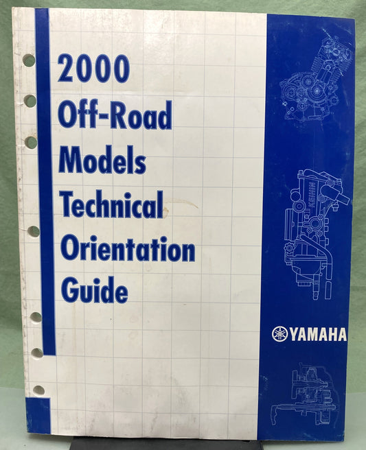 Genuine Yamaha 99-310 Off-Road Models Technical Orientation Guide 2000