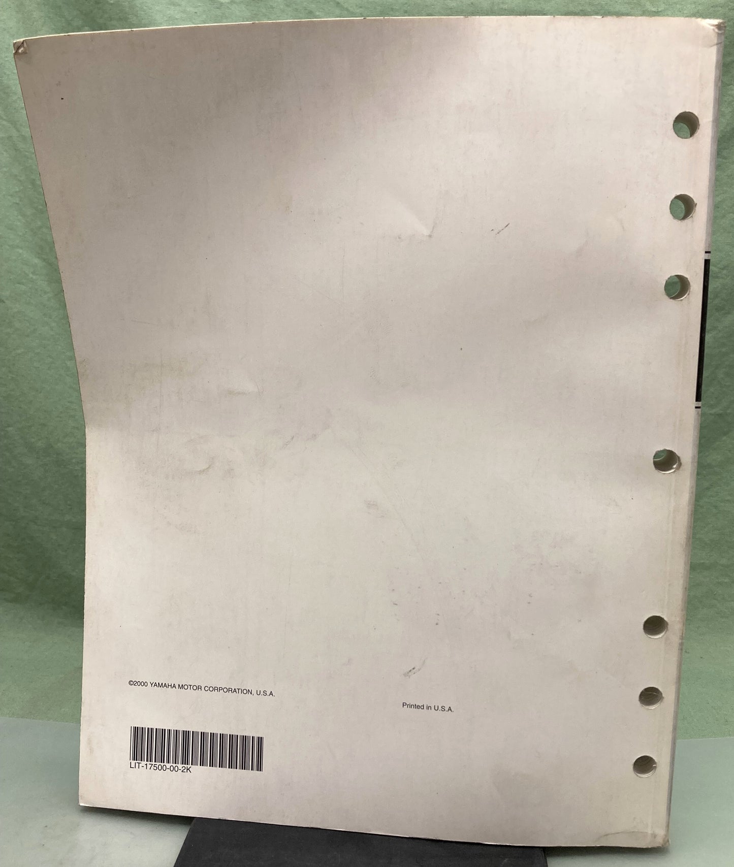 Genuine Yamaha LIT-17500-00-2K Motorcycle and ATV Technical Update 2000