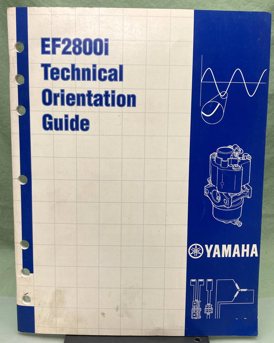 Genuine Yamaha VID-10660-00-75 EF2800i Technical Orientation Guide 2001