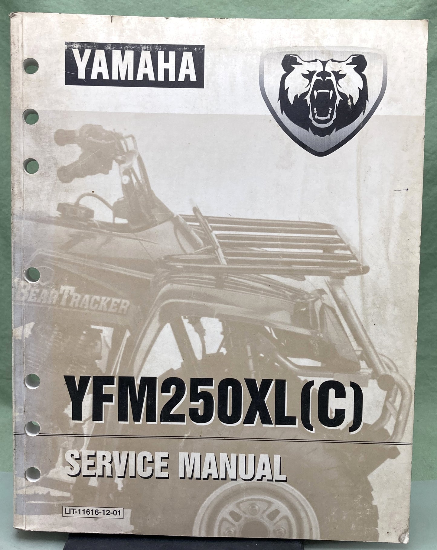 Genuine Yamaha LIT-11616-12-01 YFM250XL(C) Service Manual 1998