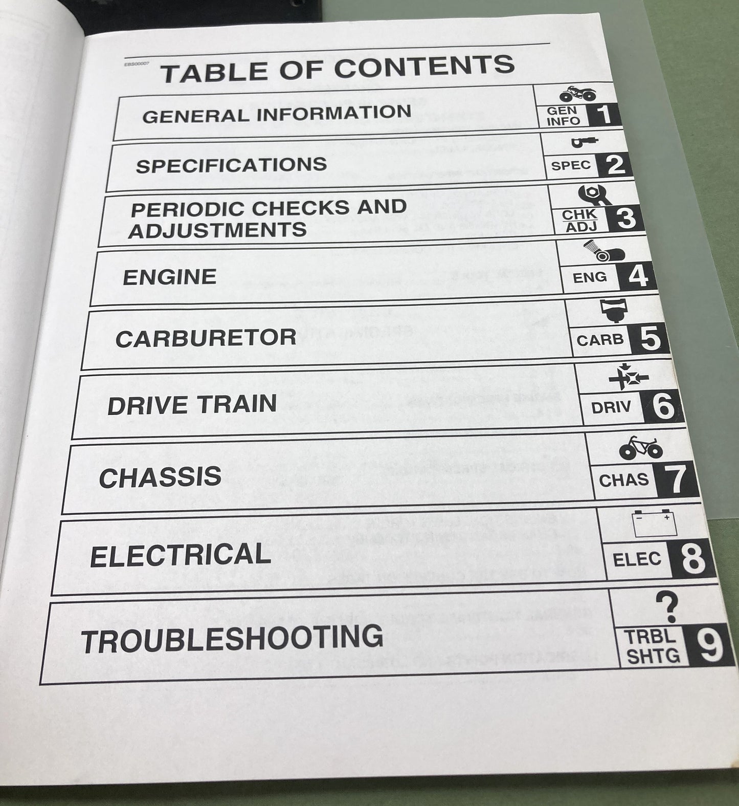 Genuine Yamaha LIT-11616-17-13 YFM50S Service Manual 2003