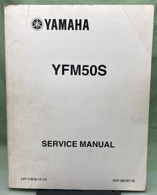 Genuine Yamaha LIT-11616-17-13 YFM50S Service Manual 2003