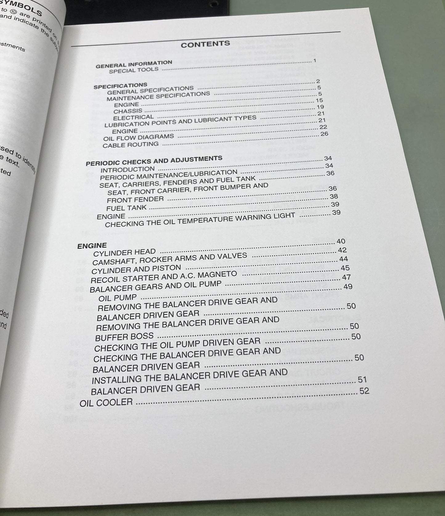 Genuine Yamaha LIT-11616-17-32 YFM350FAS Supp. Service Manual 2003
