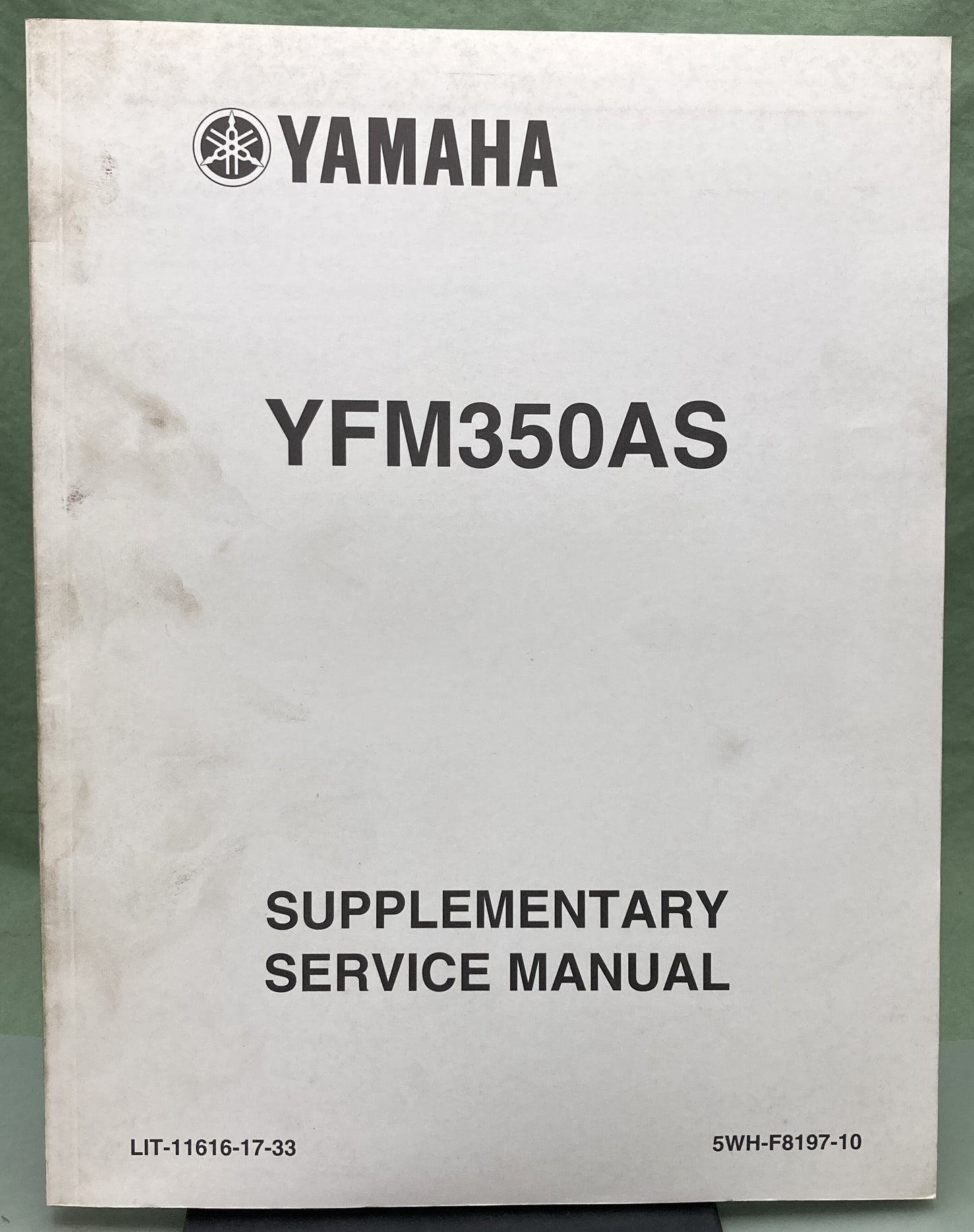 Genuine Yamaha LIT-11616-17-33 YFM350AS Supp. Service Manual 2003