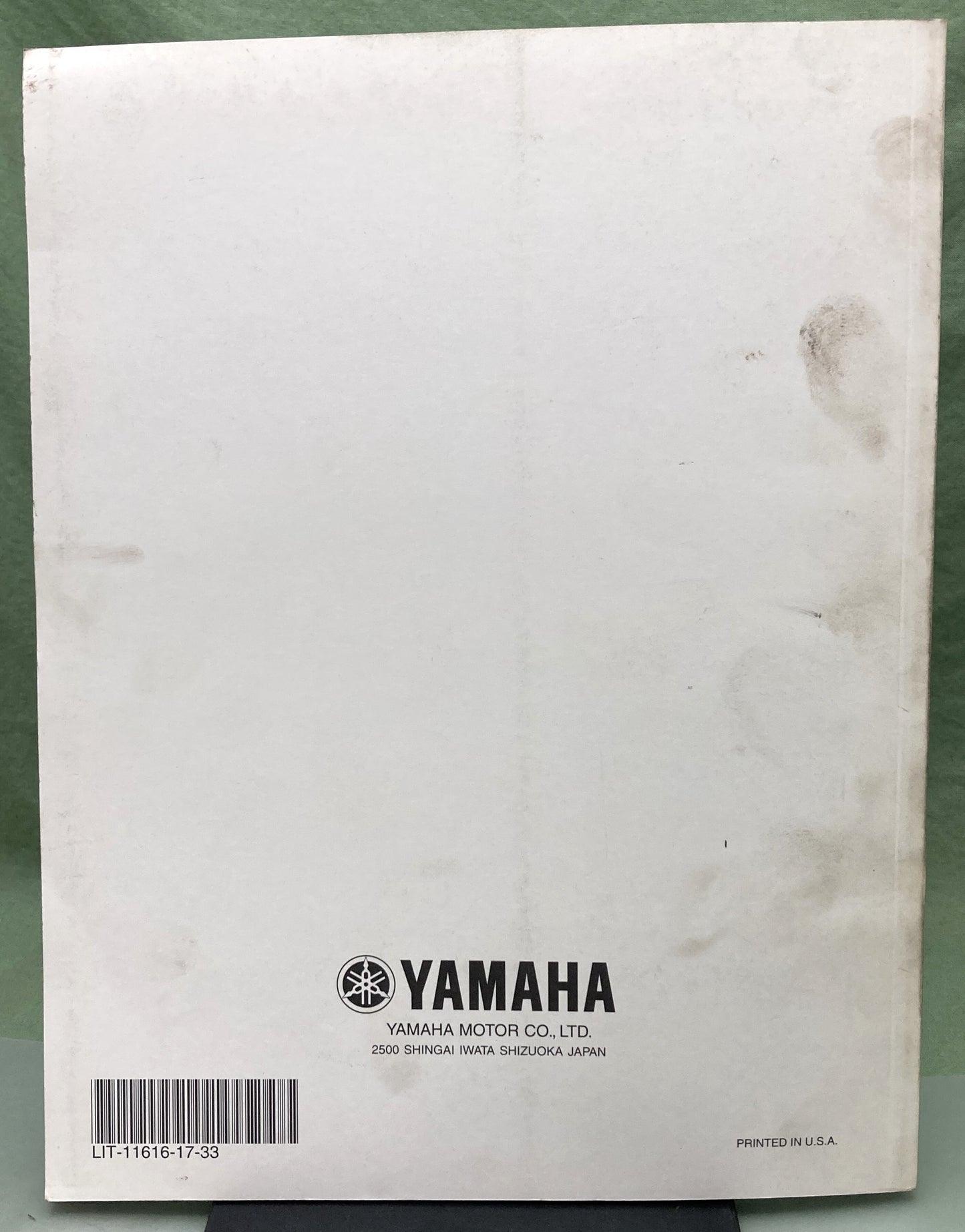 Genuine Yamaha LIT-11616-17-33 YFM350AS Supp. Service Manual 2003