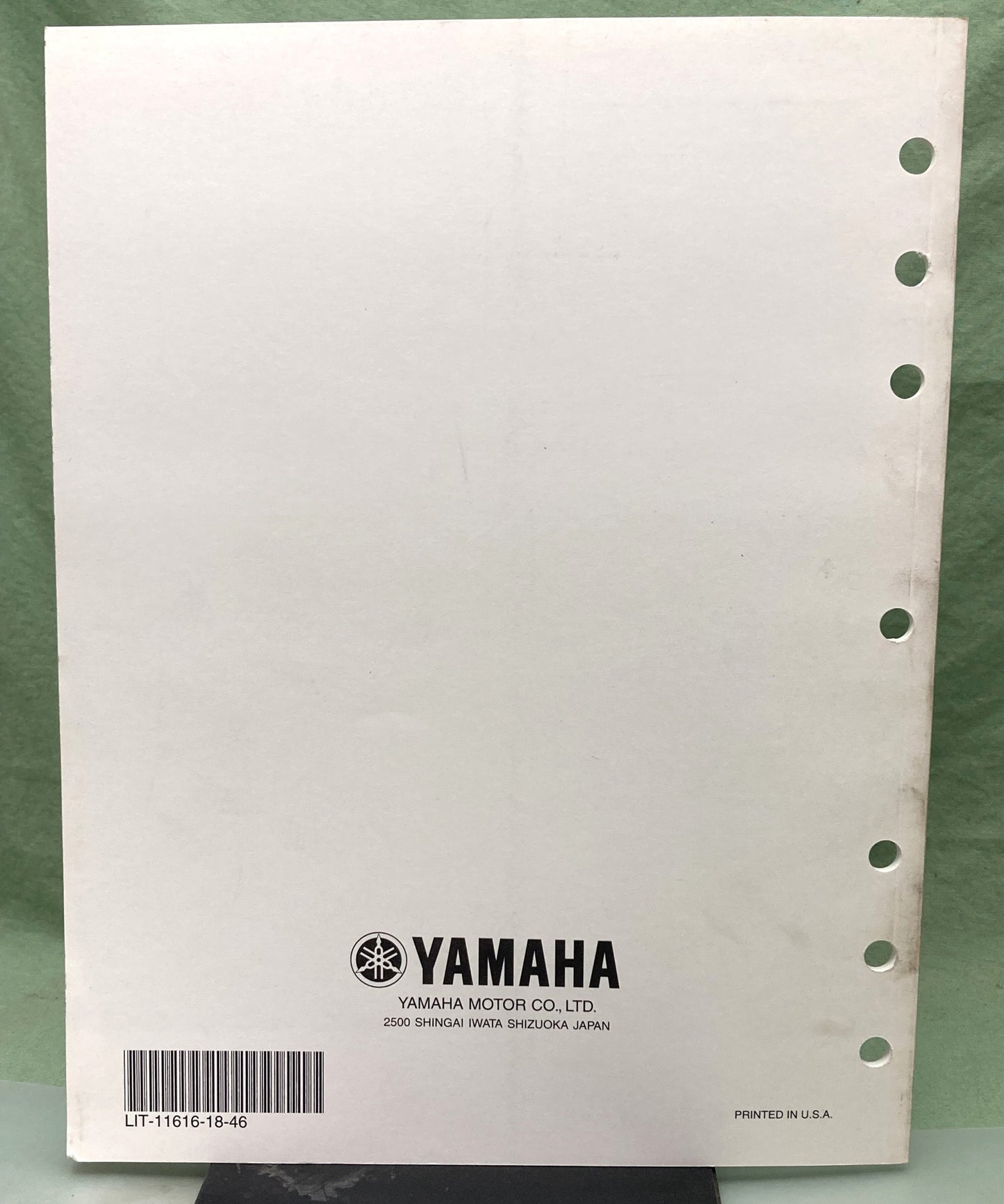 Genuine Yamaha LIT-11616-18-46 YXR660FAT Supp. Service Manual 2004
