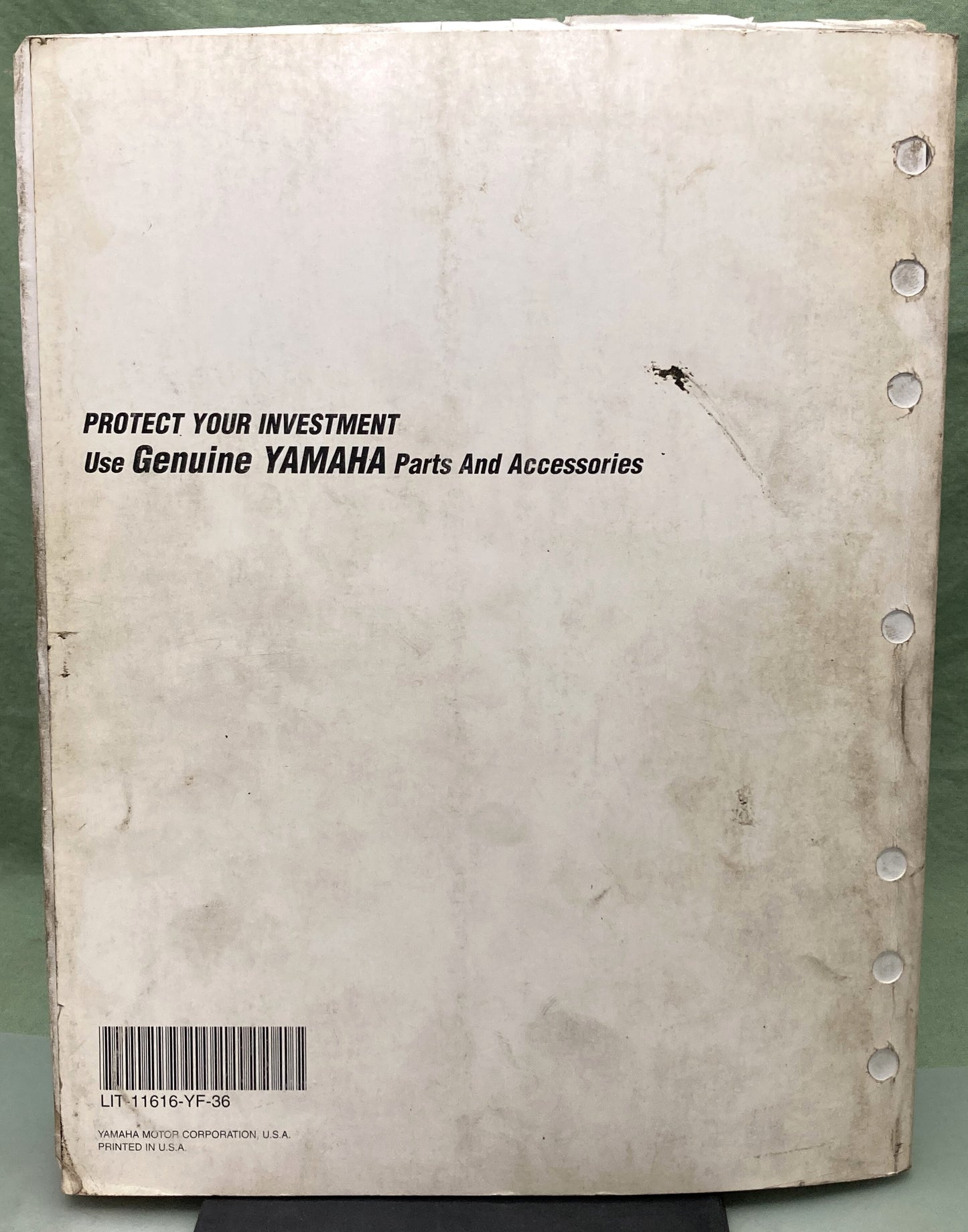 Genuine Yamaha LIT-11616-YF-36 YFZ350 Service Manual 1997