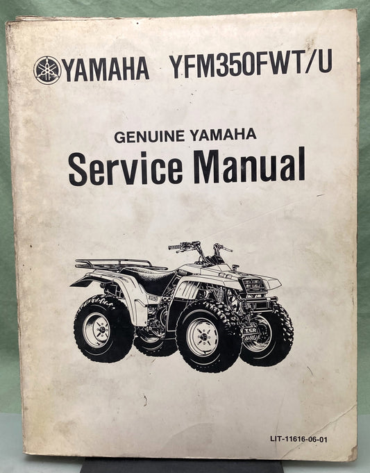 Genuine Yamaha LIT-11616-06-01 YFM350FWT/U Service Manual 1997