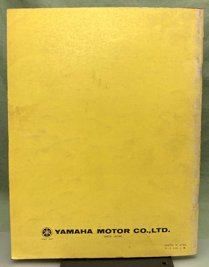 Genuine Yamaha LIT-11616-00-70 DT125E/DT175E Service Manual 1977