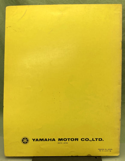 Genuine Yamaha LIT-11616-01-63 MX100F MX175F Service Manual 1978