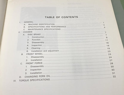 Genuine Yamaha LIT-11616-00-12 RD200C Supp. Service Manual 1975