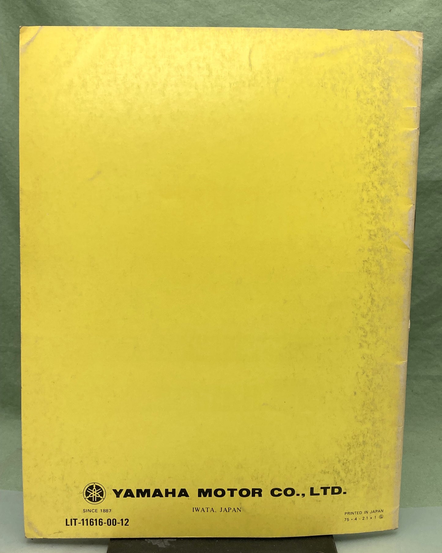 Genuine Yamaha LIT-11616-00-12 RD200C Supp. Service Manual 1975