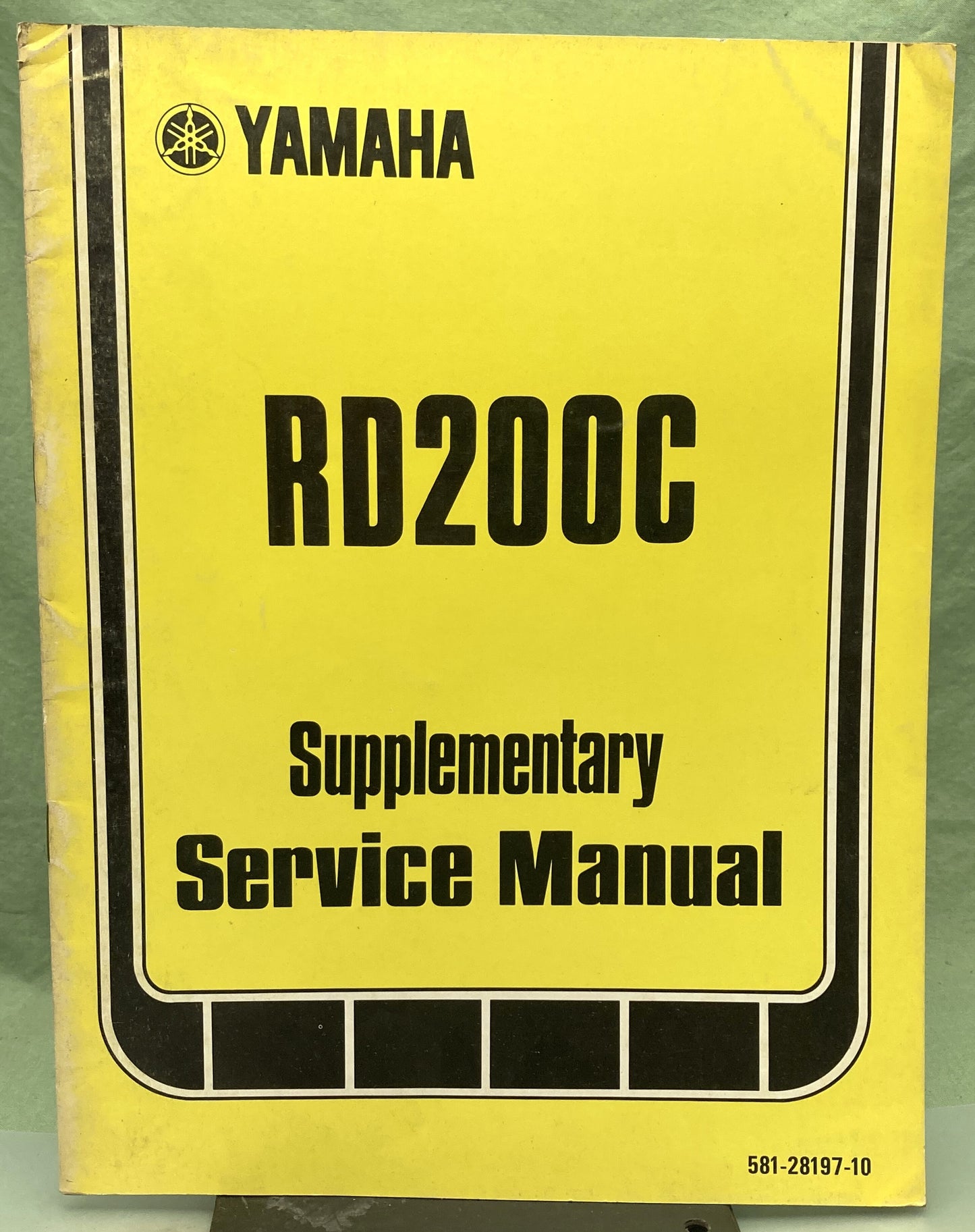 Genuine Yamaha LIT-11616-00-12 RD200C Supp. Service Manual 1975