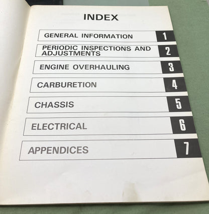 Genuine Yamaha 1A1-28197-10 RD400C Service Manual 1976