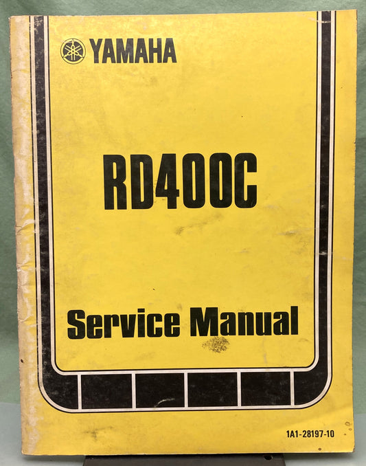 Genuine Yamaha 1A1-28197-10 RD400C Service Manual 1976