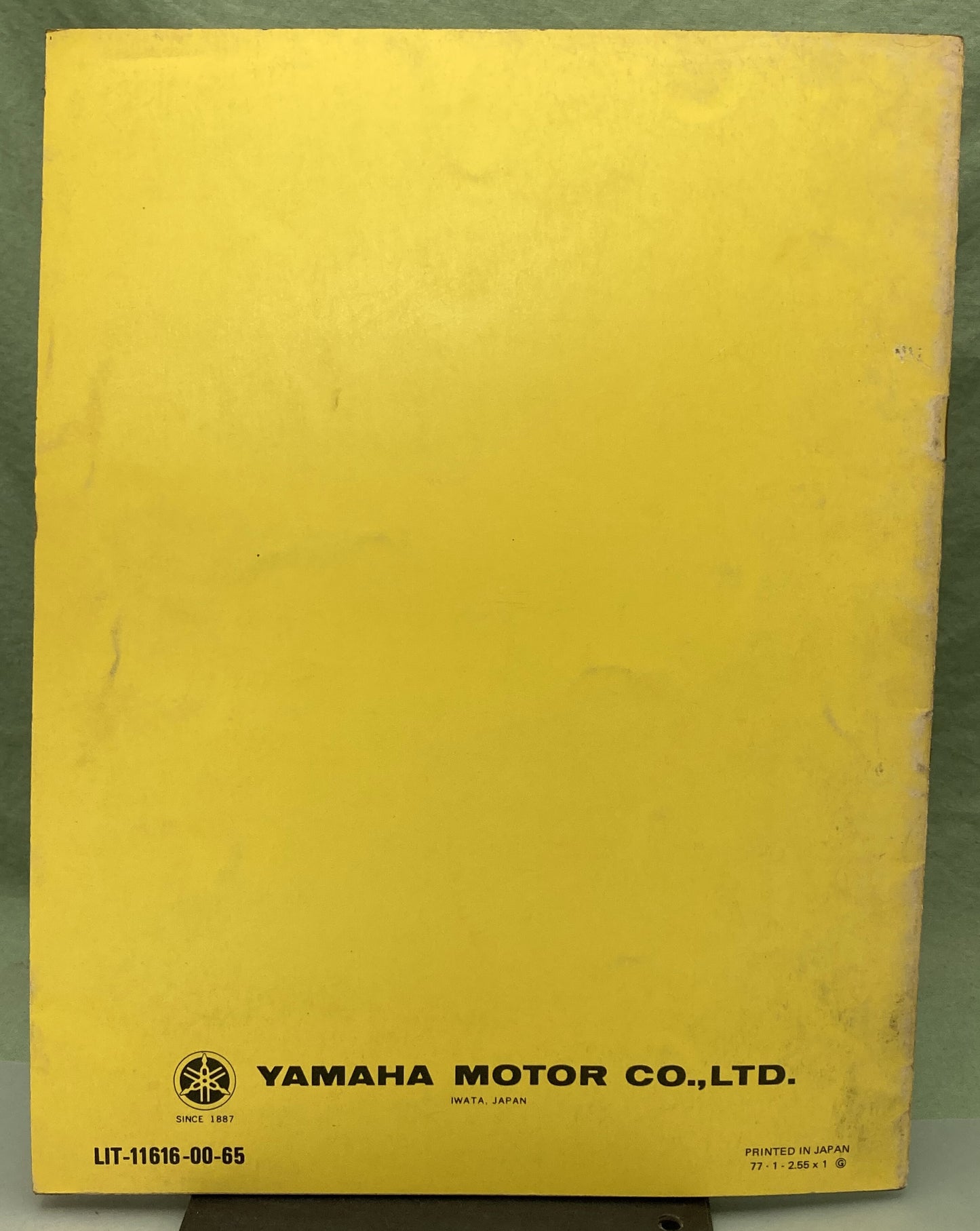 Genuine Yamaha LIT-11616-00-65 XS400D Supp. Service Manual 1977
