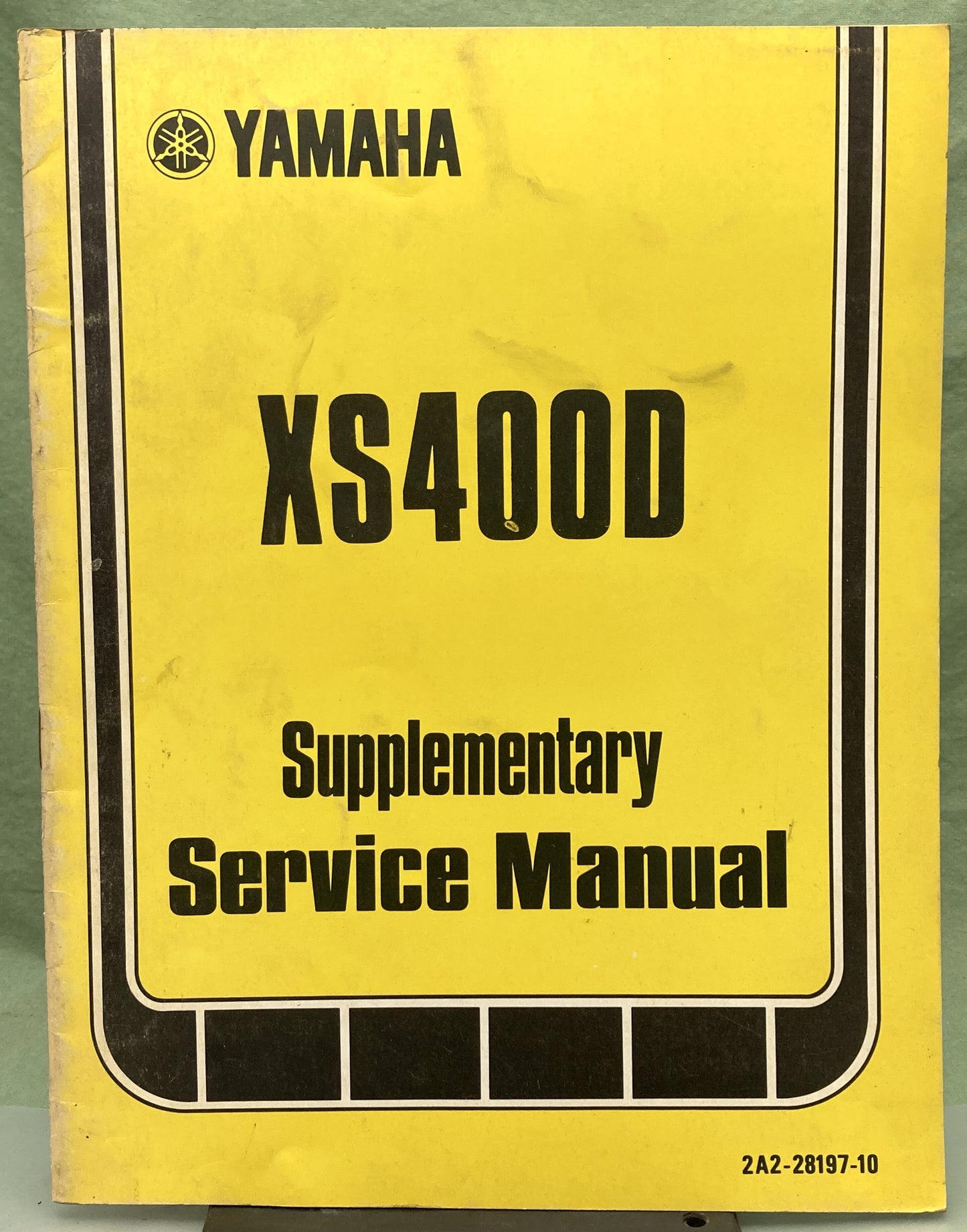 Genuine Yamaha LIT-11616-00-65 XS400D Supp. Service Manual 1977