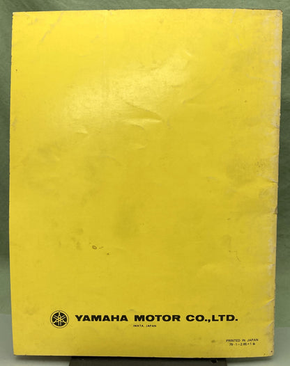 Genuine Yamaha LIT-11616-01-24 RD400F Supp. Service Manual