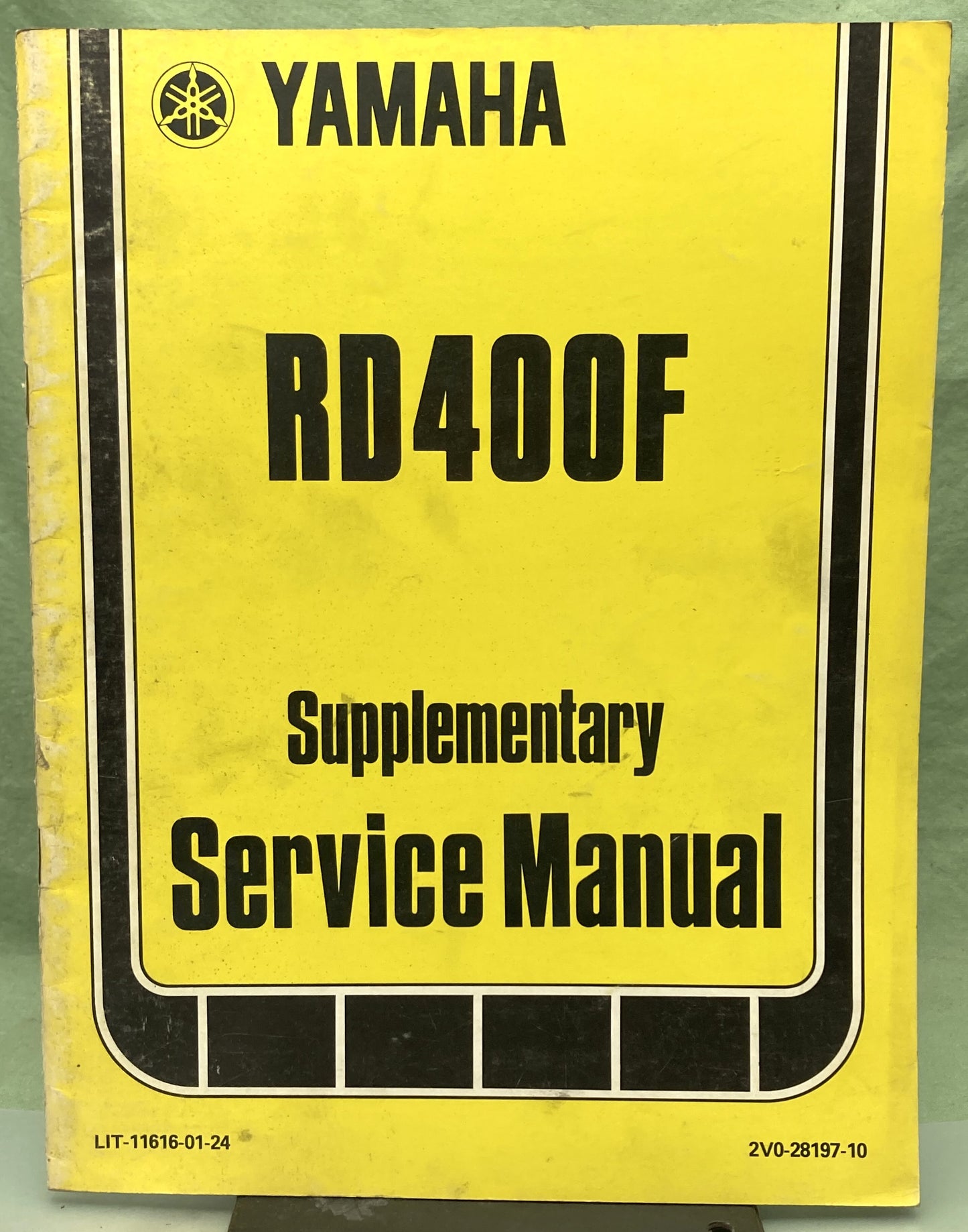 Genuine Yamaha LIT-11616-01-24 RD400F Supp. Service Manual