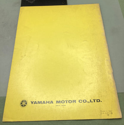Genuine Yamaha LIT-11616-00-92 RD400E Supp. Service Manual