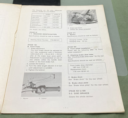 Genuine Yamaha LIT-11616-00-50 XS360-2D Supp. Service Manual 1976