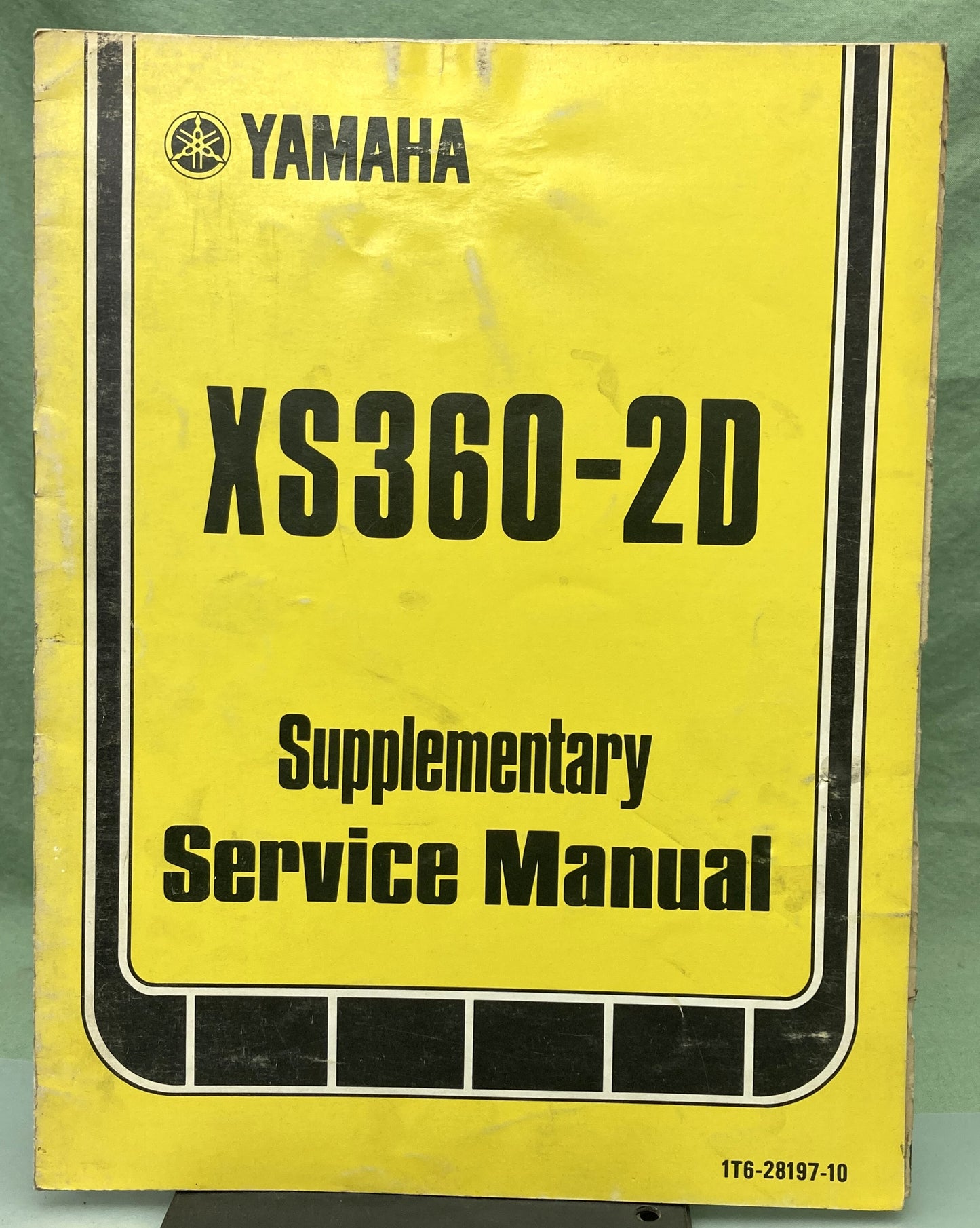 Genuine Yamaha LIT-11616-00-50 XS360-2D Supp. Service Manual 1976