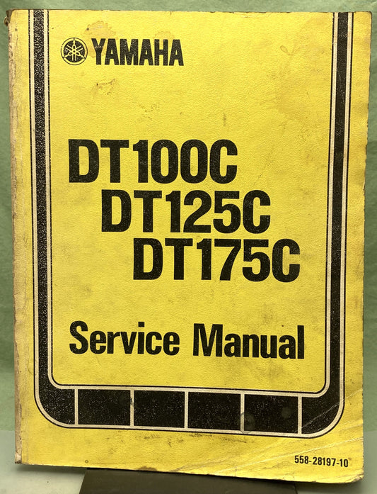 Genuine Yamaha LIT-11616-00-04 DT100C DT125C DT175C Service Manual 1975