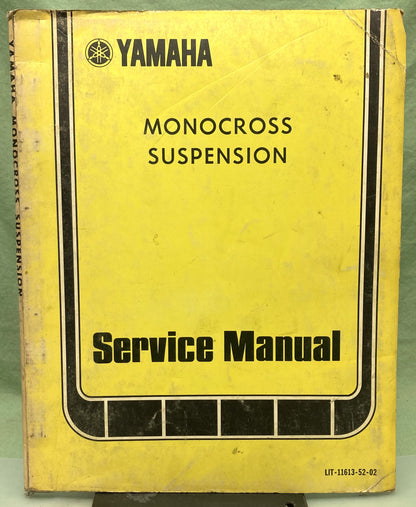 Genuine Yamaha LIT-11613-52-02 Motocross Suspension Service Manual 1974