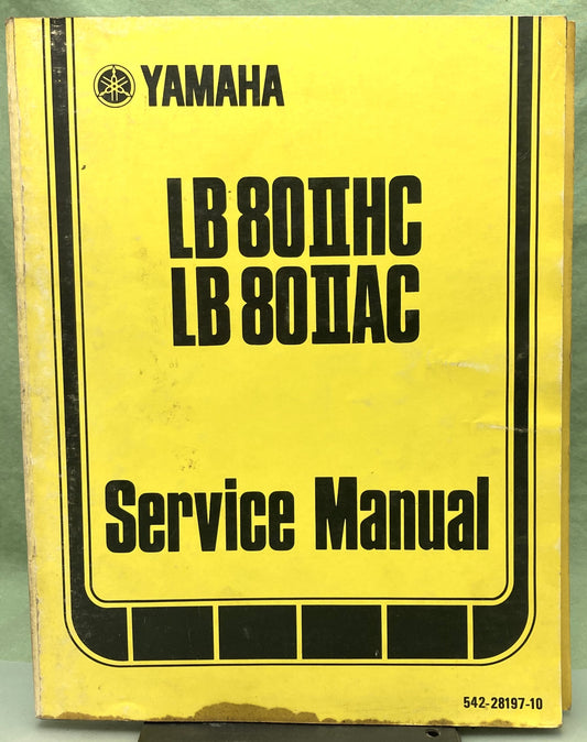 Genuine Yamaha LIT-11616-00-07 LB80IIHC LB80IIAC Service Manual 1975