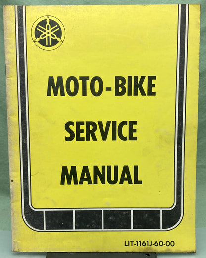 Genuine Yamaha LIT-1161J-60-00 Moto-Bike Service Manual 1974
