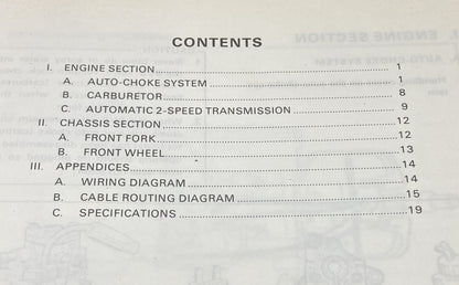 Genuine Yamaha LIT-11616-02-11 LC50G Service Manual 1979