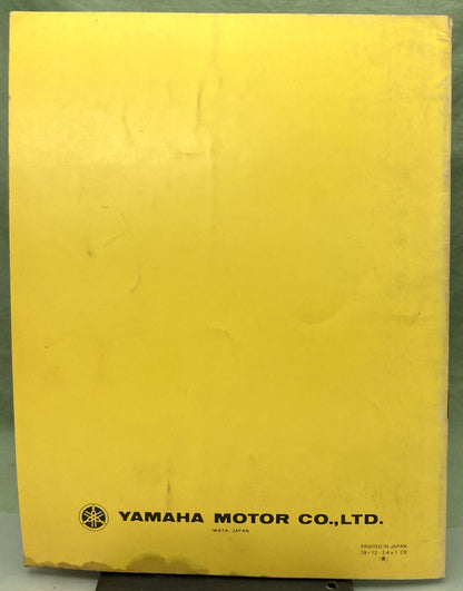 Genuine Yamaha LIT-11616-02-11 LC50G Service Manual 1979