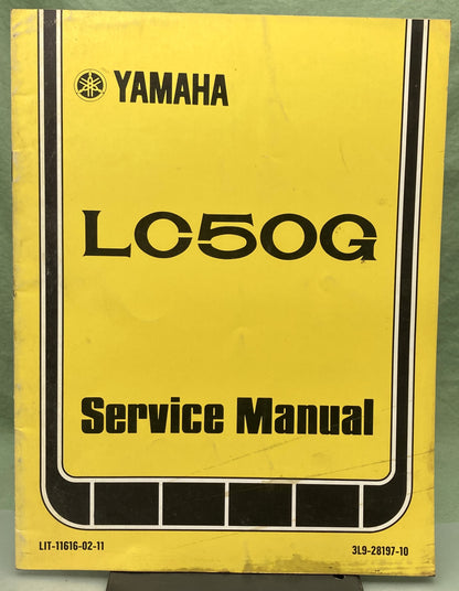 Genuine Yamaha LIT-11616-02-11 LC50G Service Manual 1979