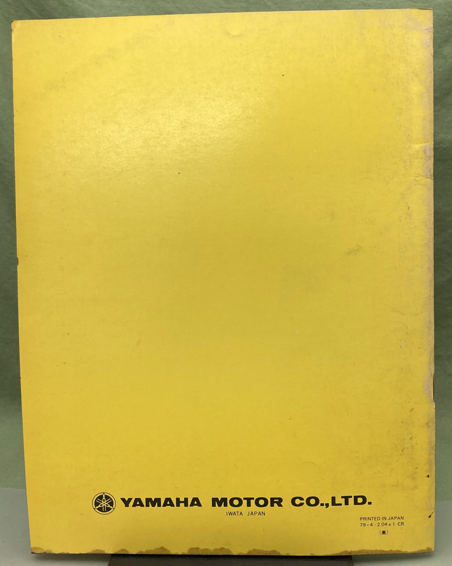 Genuine Yamaha LIT-11616-01-67 DT100G Supp. Service Manual 1979