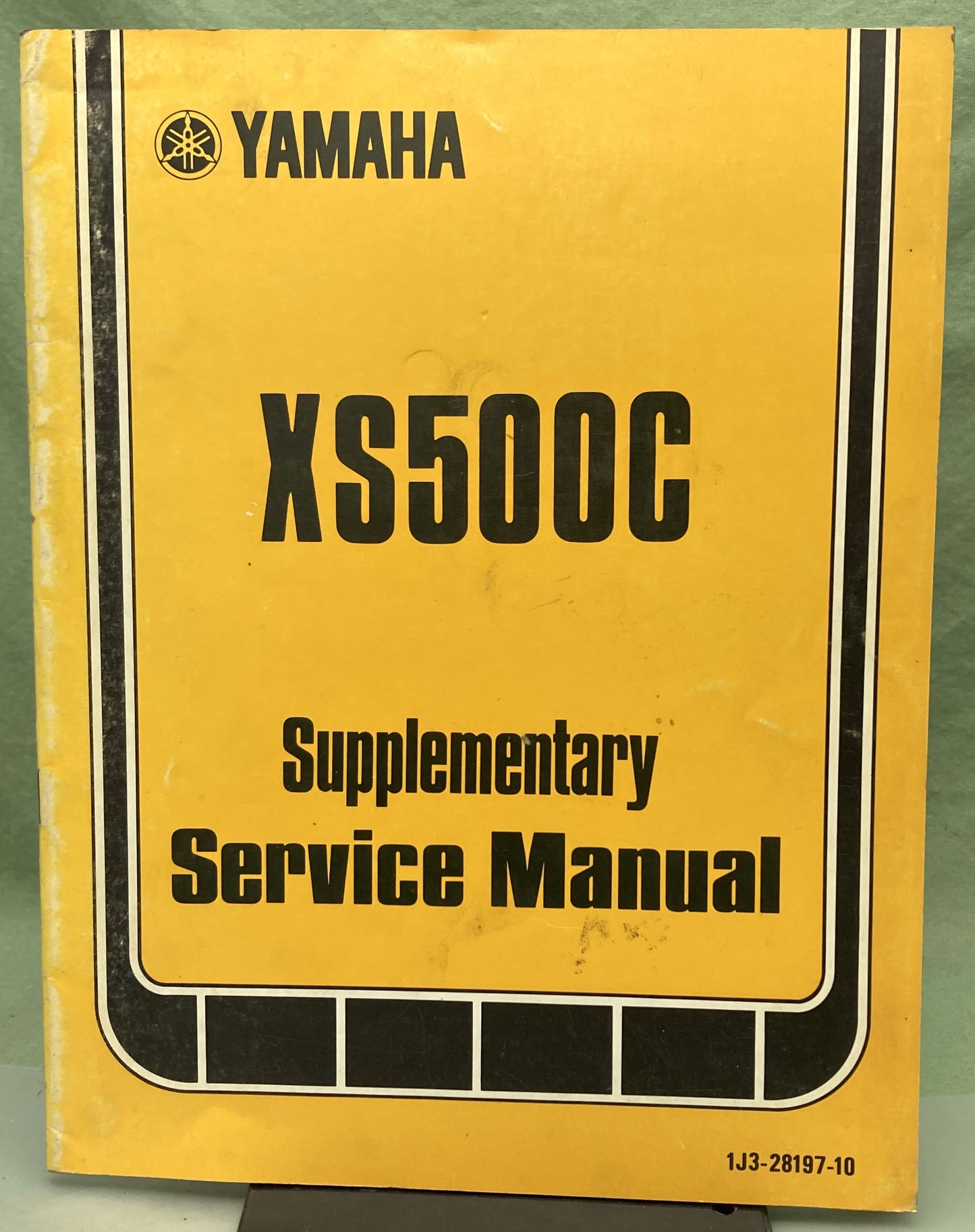 Genuine Yamaha 1J3-28197-10 XS500C Supp. Service Manual 1976