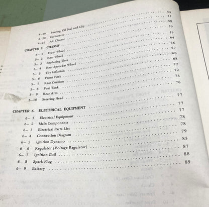 Genuine Yamaha LIT-11612-47-99 250/305 Service Manual 1974