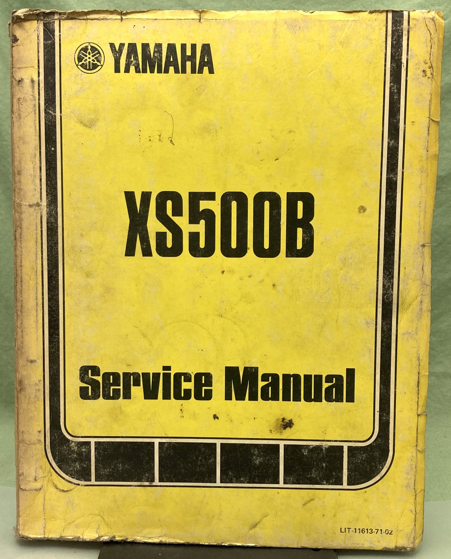 Genuine Yamaha LIT-11613-71-02 XS500B Service Manual 1975