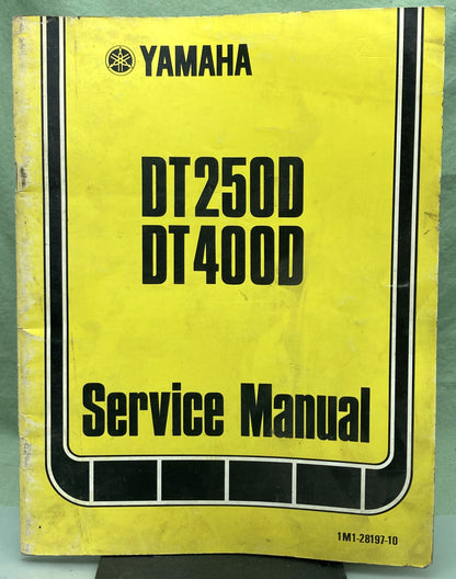 Genuine Yamaha 1M1-28197-10 DT250D DT400D Service Manual 1977