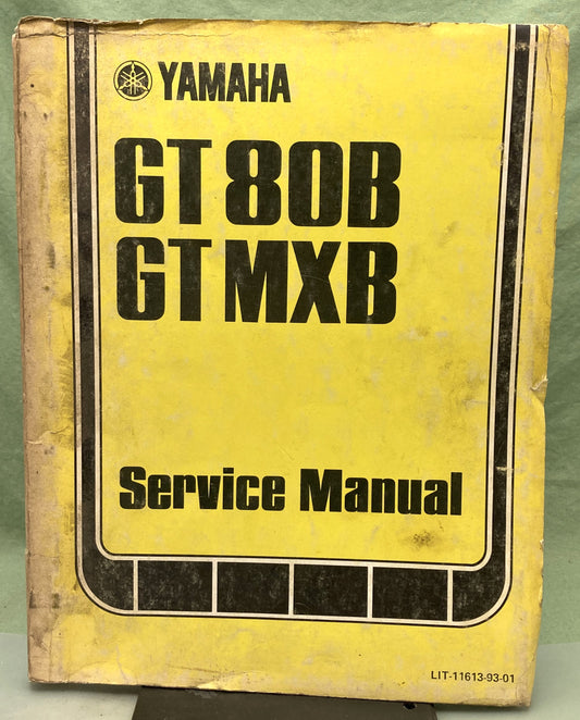 Genuine Yamaha LIT-11613-93-01 GT80B GTMXB Service Manual 1974