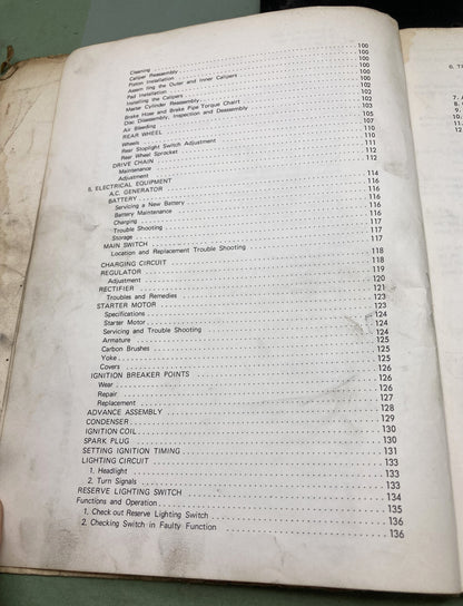 Genuine Yamaha LIT-11613-41-73 TX750 Service Manual 1973