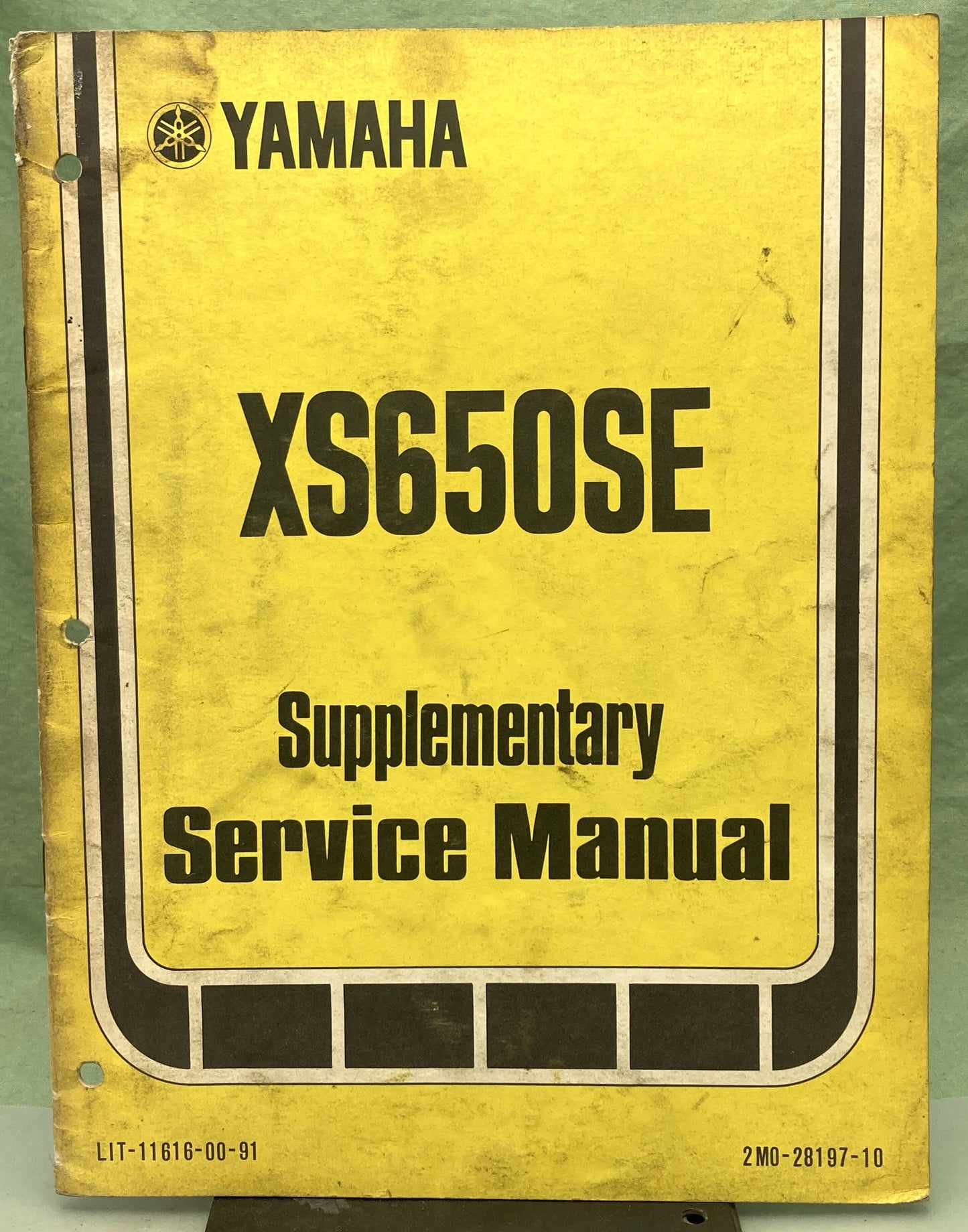 Genuine Yamaha LIT-11616-00-91 XS650SE Supp. Service Manual 1977